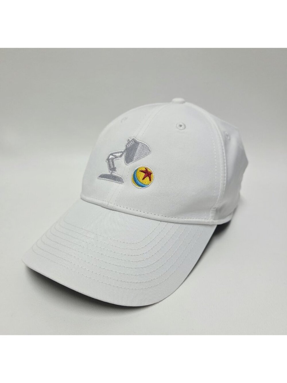 Disney Parks Nike Pixar Luxo Jr. & Ball Dri-Fit Golf Hat White Adult M/L Club